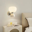 Axyaa LED Wall Lamps Cream Breeze Pumpkin Sconces G9 Bulb - Bedroom Living Room Lighting