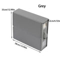 Axyaa Bed Sheets Set Storage Box with Window, Linen Fabric Organizer for Pillows