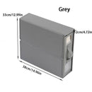 Axyaa Bed Sheets Set Storage Box with Window, Linen Fabric Organizer for Pillows