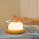 Axyaa Cute Silicone Kids Night Light Portable Baby Feeding Lamp Warm Light