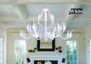 Axyaa Nordic Swan Chandelier: Minimalist White Light for Living Room, Bedroom, Kitchen, Art Decor