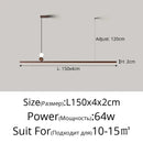 Axyaa French Wind Black LED Pendant Light for Bedroom, Living Room, and Restaurant