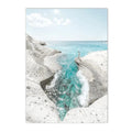 Axyaa Beach Cabin Van Surf Canvas Wall Art Summer Ocean Decor