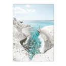 Axyaa Beach Cabin Van Surf Canvas Wall Art Summer Ocean Decor
