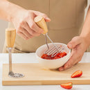Axyaa Puree Juice Maker for Baby Food, Stainless Steel Crusher & Potato Masher