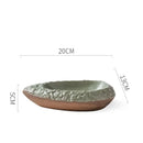 Axyaa Ceramic Boat Plate Set for Elegant Dining Experience
