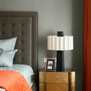 Axyaa Scandinavian Minimalist Table Lamp - Black Vertical Bedroom Study Lamp