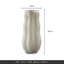 Axyaa Wavy Glass Vase - Home Decor Flower Arrangement Hydroponics Terrarium