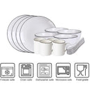 Axya Ceramic Dinner Plate Kitchen Tray Bowl Cook Tool Set