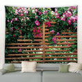 Axyaa Flower Tapestry: Garden Wall Hanging and Outdoor Home Decor