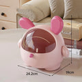 Axyaa Bunny Ear Desktop Storage Box Organizer for Toys & Hair Accessories
