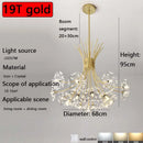 Axyaa Scandinavian Dandelion Chandelier LED Crystal Lighting