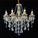 Axyaa Champagne Princess Crystal Chandelier for Elegant European Vibes