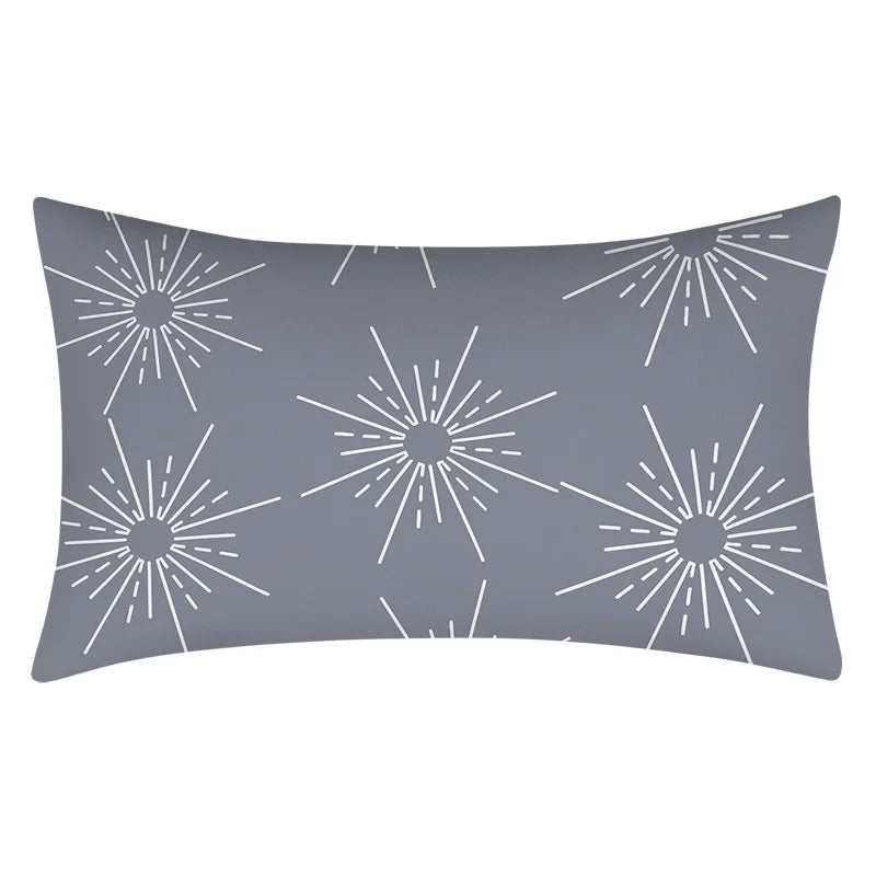 Axyaa Geometric Cushion Cover 30x50 Polyester Pillowcase for Home Decor