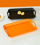 Axyaa Non-Slip Tray, Plastic Plates, Double Ear Tea Cups, Serving Dishes