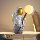 Axyaa Astronaut Moon Lamp: 3D Printed Kid's Room Bedside Wall Light