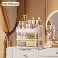 Axyaa Clear Drawer Cosmetic & Jewelry Organizer: Large Capacity, Multi-layer Desktop Storage Box