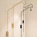 Nordic Long Arm Sconce - Axyaa Modern Wall Light for Bedroom and Office