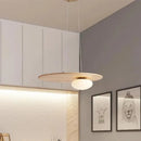 Axyaa Wooden Glass Ball Pendant Light - Modern Nordic Living Room Kitchen Dining Decor