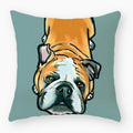 Axyaa Dog Yorkie Pug Cute Pillowcase Sofa Bedroom Decoration