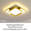 Axyaa LED Ceiling Light: Modern Minimalist Bedroom Chandelier for Living Room, Children's Room
