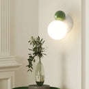 Axyaa Modern Nordic Wall Lamp Cream Style LED Lights Children's Room Decor