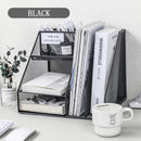 Mesh Storage Tray Desk Organizer for Documents, Mail, and Stationery by Axyaa