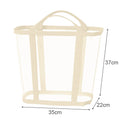 Axyaa Nylon Mesh Laundry Basket: Large Capacity, Portable, Foldable, Wall Mounted Organizer