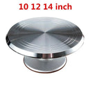 Axya 10 12 14 inch Cake Stand Turntable Rotating Table Stand Base for Decorating