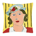 Axyaa Matisse Portrait Art Printed Cushion Cover 45X45cm