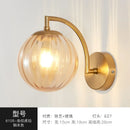 Axyaa Glass Wall Lamp - Nordic Minimalist LED Sconce for Living, Bedroom, Kitchen
