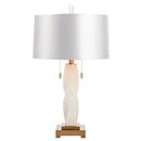 Axyaa Marble Table Lamp: Contemporary Nordic LED Decoration for Living Room or Bedroom