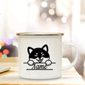 Enamel Dog Mom Custom Mug - Axyaa Dog Lovers Tea Cup Best Gift