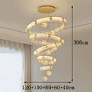 Axyaa Crystal Chandelier Pendant Light for Living Room and Bedroom