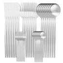 Axyaa Matte Gold Stainless Steel Cutlery Set 40Pcs
