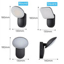 Axyaa Outdoor Sensor Wall Light: Modern, Waterproof Aluminum Design for Garden, Patio, Balcony