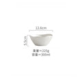 Axyaa Matte Striped Ceramic Deep Plate Set - Creative Tableware for Restaurants