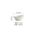 Axyaa Matte Striped Ceramic Deep Plate Set - Creative Tableware for Restaurants