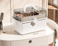 Axyaa 3-Layer Plastic Craft Organizer Box with Handle