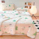 Axyaa Cooling Comforter Set with Latex Bed Mat - Lightweight & Breathable Quilt