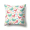 Axyaa Colorful Candy Flower Succulent Plants Printed Pillow Case for Couch Sofa Bed