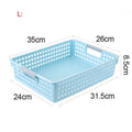 Axyaa Plastic Desktop Storage Basket with Handle