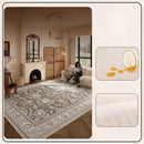 Axyaa Soft Carpet Large Area Rug, Retro Style Living Room Décor, Washable & Anti-slip