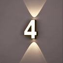 Axyaa 7W LED Wall Lamp Digit Number IP65 Modern Minimalism Style Aluminum Outdoor Light