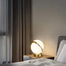 Axyaa White Ball Bedroom Table Lamp Home Decor Lighting