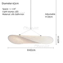 Axyaa Leaf Design Tyvek Pendant Chandelier for Home Lighting