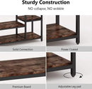Axyaa Standing Closet Organizer with 6 Shelves and Hanging Bar