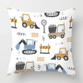 Axyaa White Plush Cushion Cover for Sofa Bedroom Living Room Decor
