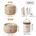 Axyaa Insulated Stainless Steel Lunch Box for Kids - Leak-proof, Keep Warm Food Jar