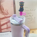 Axyaa Pumpkin Silicone Cap for Stanley Tumbler Cup 30&40oz, Reusable Sippy Plug